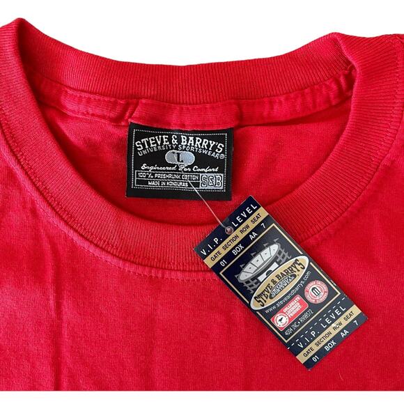 Steve and Barry's RUTGERS Red NCAA Men's TShirt Short Sleeve - Mens Size Large - Picture 4 of 4